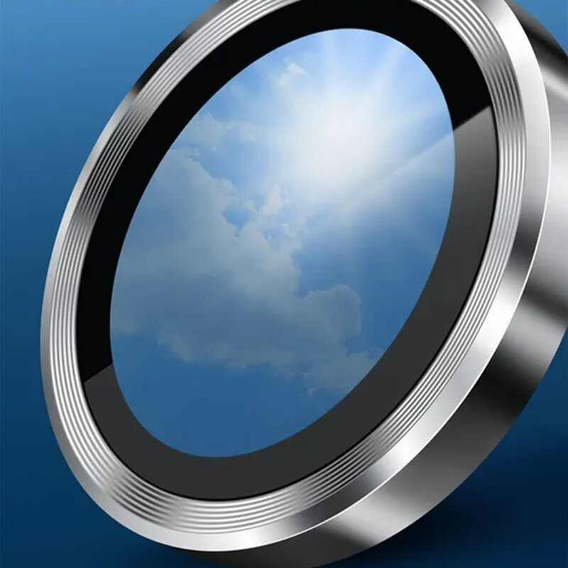 Folie sticla iPhone 14 Plus Lito S+ Camera Protector, argintiu