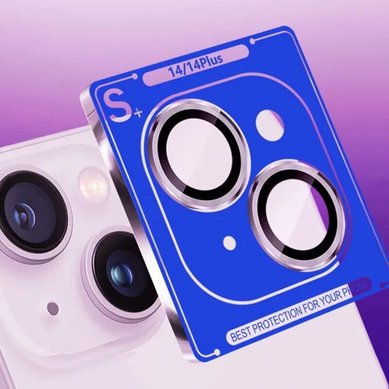 Folie sticla iPhone 14 Plus Lito S+ Camera Protector, mov