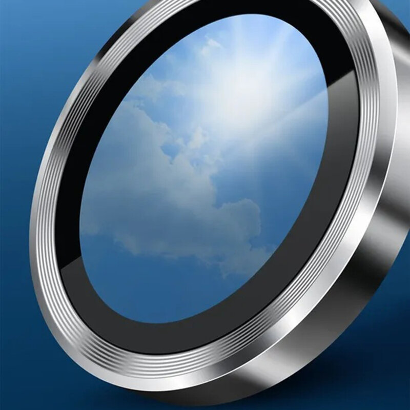 Folie sticla iPhone 14 Pro Max Lito S+ Camera Protector, argintiu