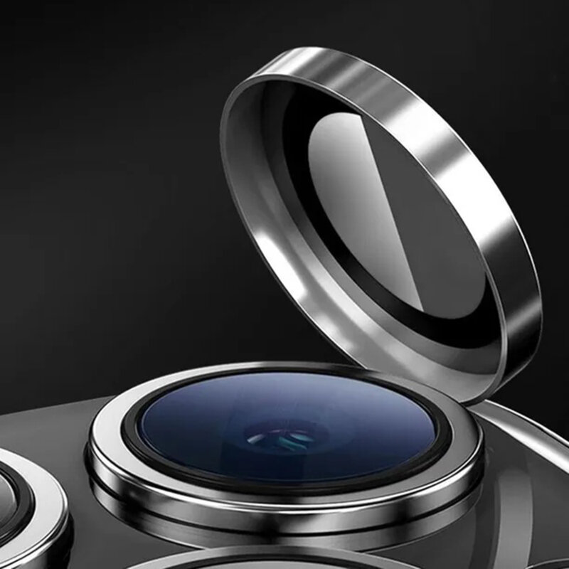 Folie sticla iPhone 14 Pro Max Lito S+ Camera Protector, argintiu