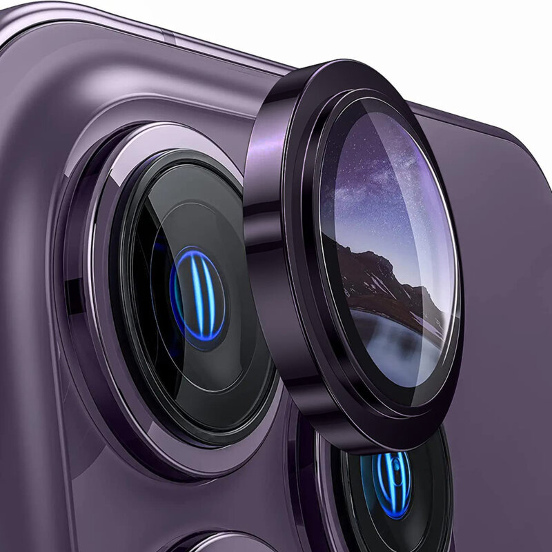 Folie sticla iPhone 14 Pro Camera Protector Lito S+, mov
