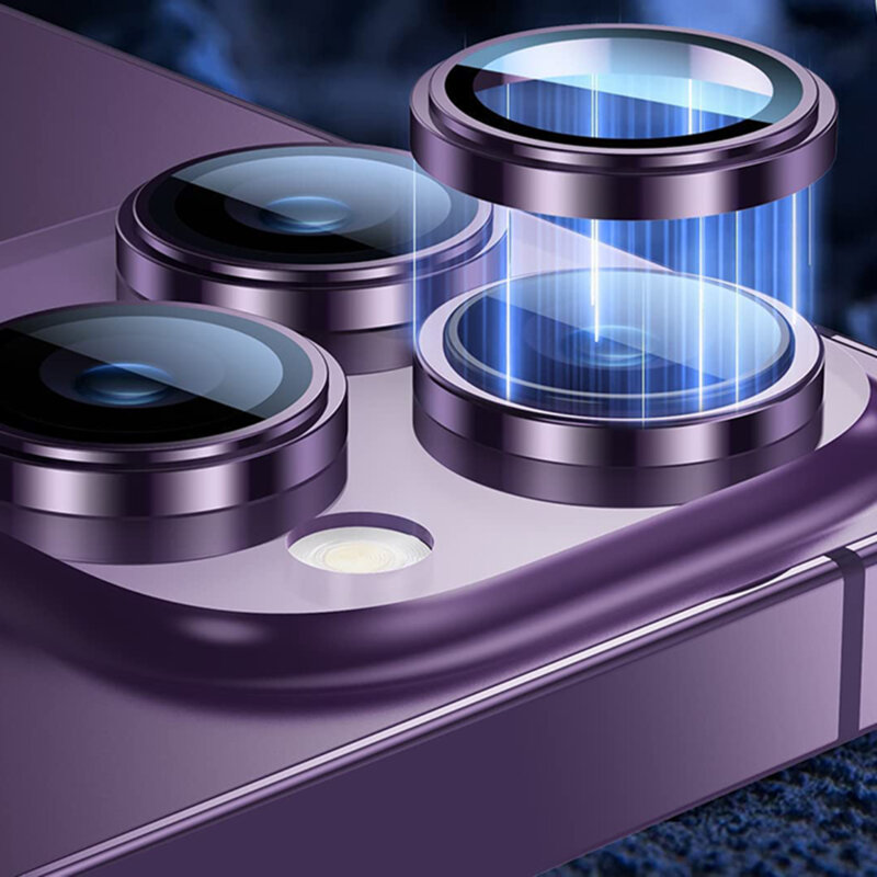 Folie sticla iPhone 14 Pro Max Lito S+ Camera Protector, mov