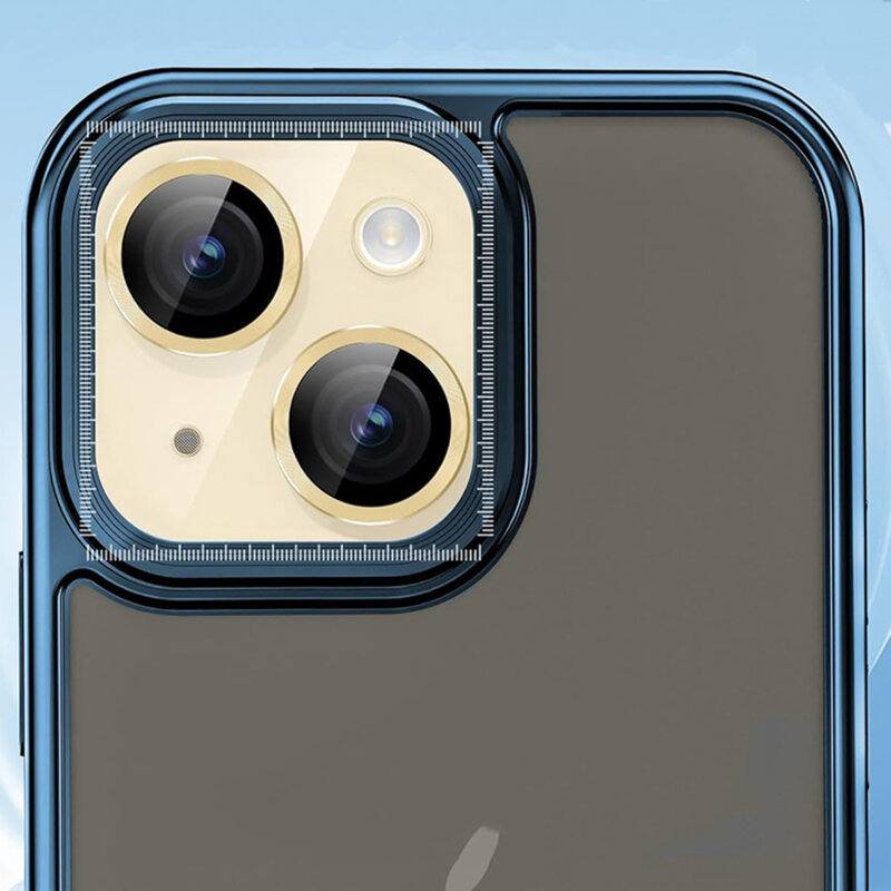 Folie sticla iPhone 14 Plus Lito S+ Camera Protector, galben