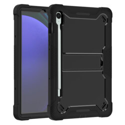 [Pachet 360°] Husa + folie sticla Samsung Galaxy Tab S10 FE Techsuit Rugged TabShell, negru