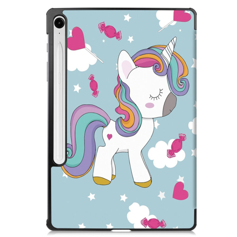 Husa Samsung Galaxy Tab S10 FE Techsuit FoldPro, Unicorn