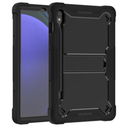 [Pachet 360°] Husa + folie sticla Samsung Galaxy Tab S10 FE Techsuit Rugged TabShell, negru