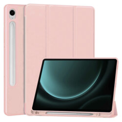 Husa Samsung Galaxy Tab S9 Techsuit Flex Trifold Pen, roz