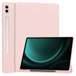Husa Samsung Galaxy Tab S9 Plus Techsuit Flex Trifold Pen, roz