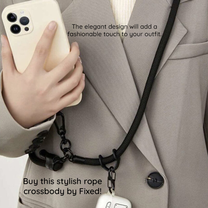 Lanyard telefon Techsuit Rope Crossbody Strap RCS1-33, rosu