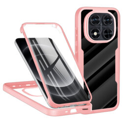 Husa 360° Xiaomi Redmi Note 14 Pro 5G Techsuit ColorVerse, roz