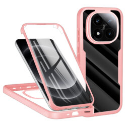 Husa 360° Xiaomi Redmi Note 14 Pro+ 5G Techsuit ColorVerse, roz