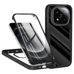 Husa 360° Xiaomi Redmi Note 14 Pro+ Techsuit ColorVerse, negru
