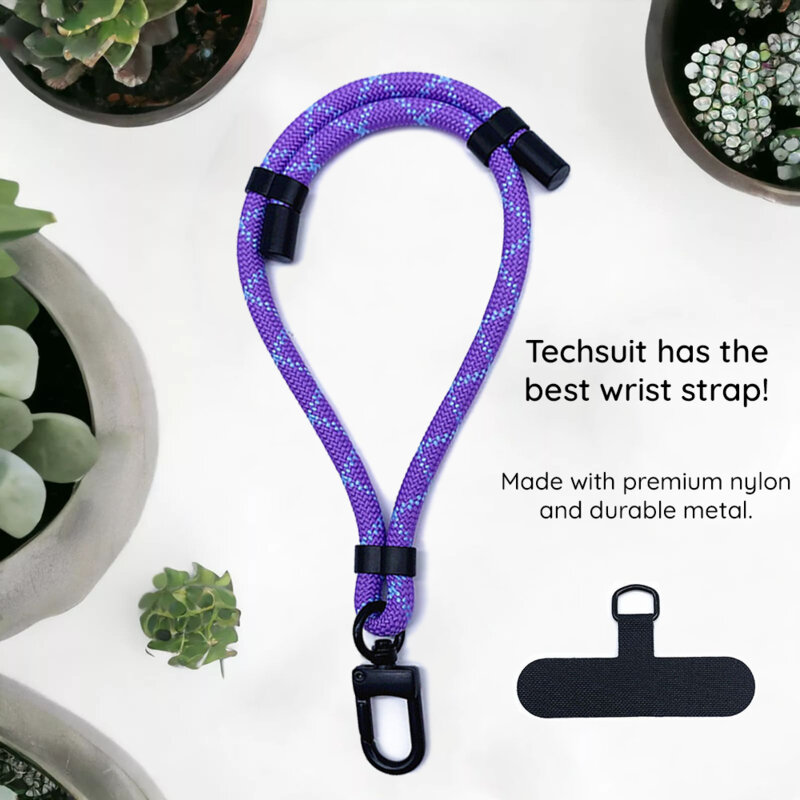 Snur pentru telefon Techsuit Rope Wrist Strap RWS1-03, oranj