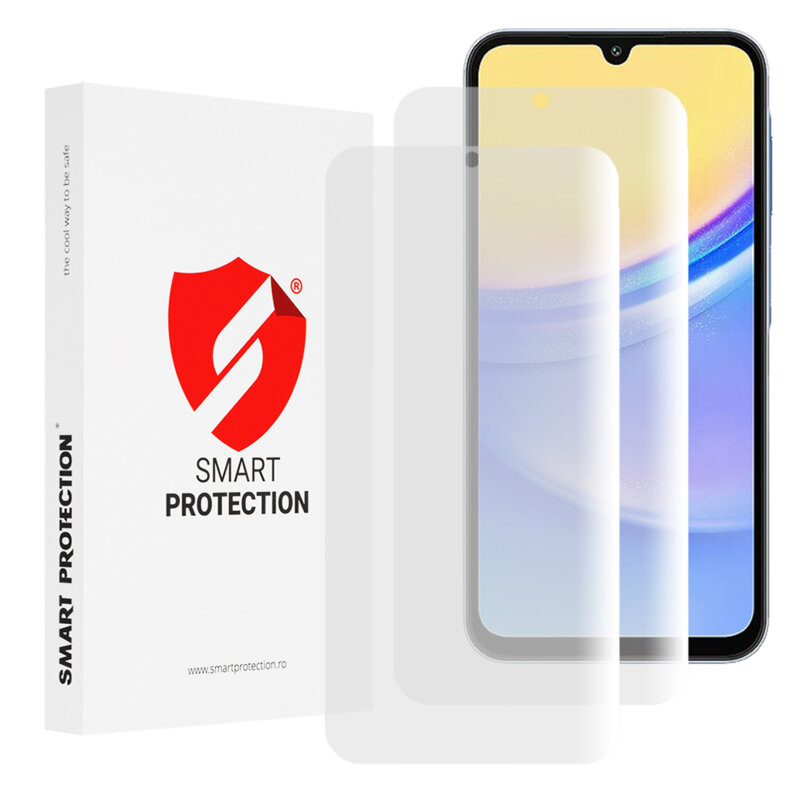[Pachet 2x] Folie regenerabila premium Samsung Galaxy A15 4G Smart Protection Classic, transparenta