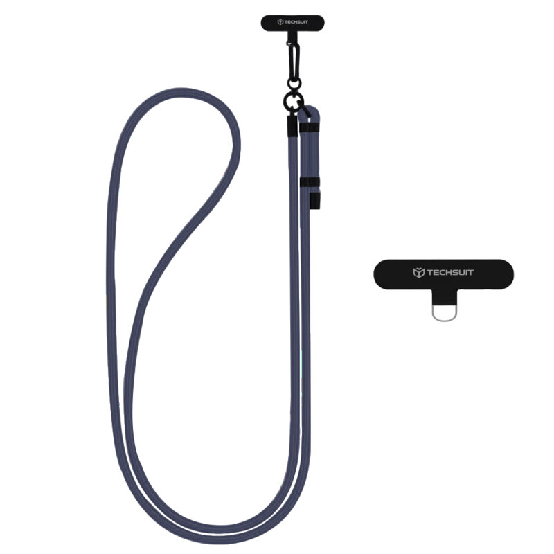 Lanyard telefon Techsuit Rope Crossbody Strap RCS1-07, gri