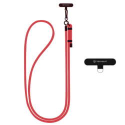 Lanyard telefon Techsuit Rope Crossbody Strap RCS1-33, rosu