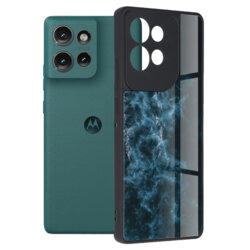 Husa Motorola Edge 50 Techsuit Glaze, Blue Nebula