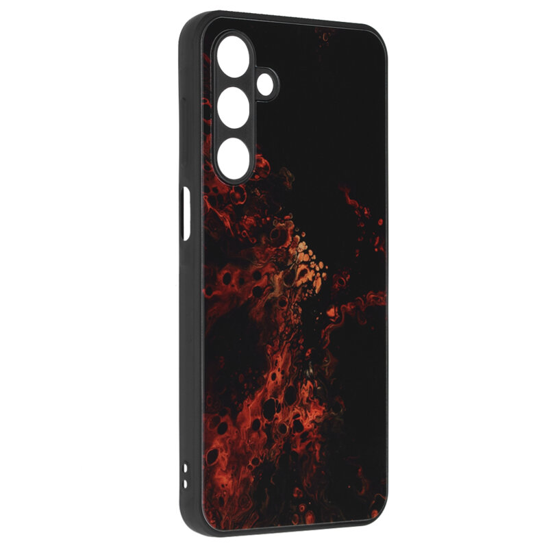 Husa Samsung Galaxy A16 Techsuit Glaze, Red Nebula