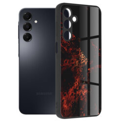 Husa Samsung Galaxy A16 5G Techsuit Glaze, Red Nebula