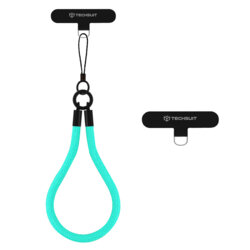 Snur telefon universal Techsuit Rope Wrist Strap RWS2-70, cyan