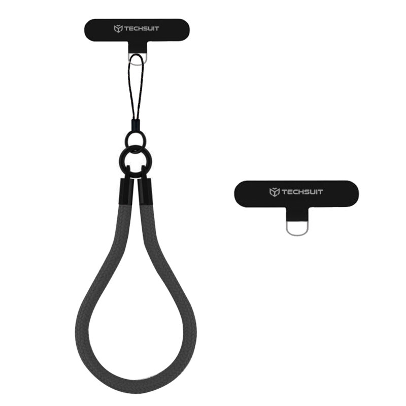 Snur telefon universal Techsuit Rope Wrist Strap RWS2-07, bleumarin