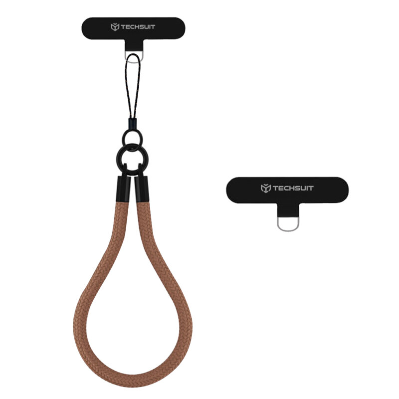 Snur telefon universal Techsuit Rope Wrist Strap RWS2-72, maro