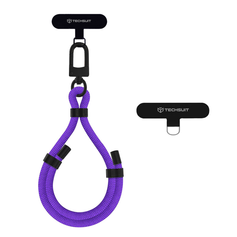 Snur pentru telefon Techsuit Rope Wrist Strap RWS1-26-34, violet