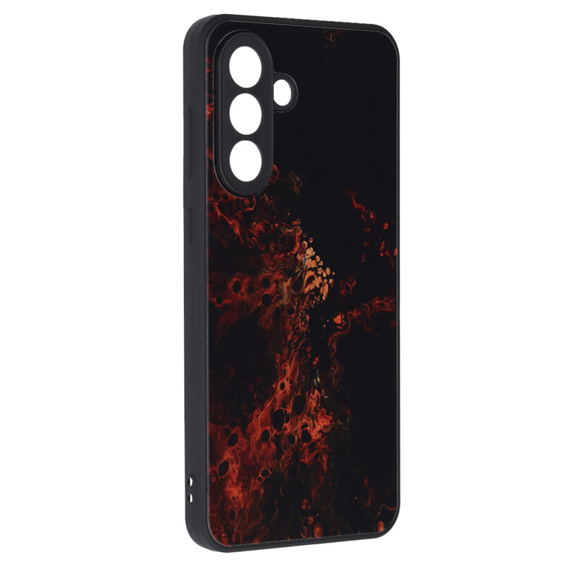 Husa Samsung Galaxy A36 5G Techsuit Glaze, Red Nebula