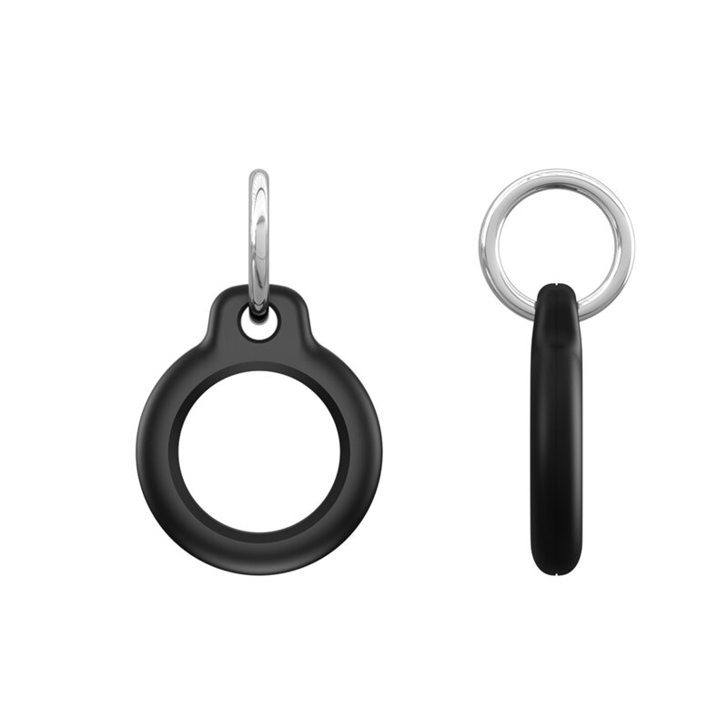 Husa Apple AirTag Dux Ducis cu carabina de prindere, negru / alb / albastru / rosu