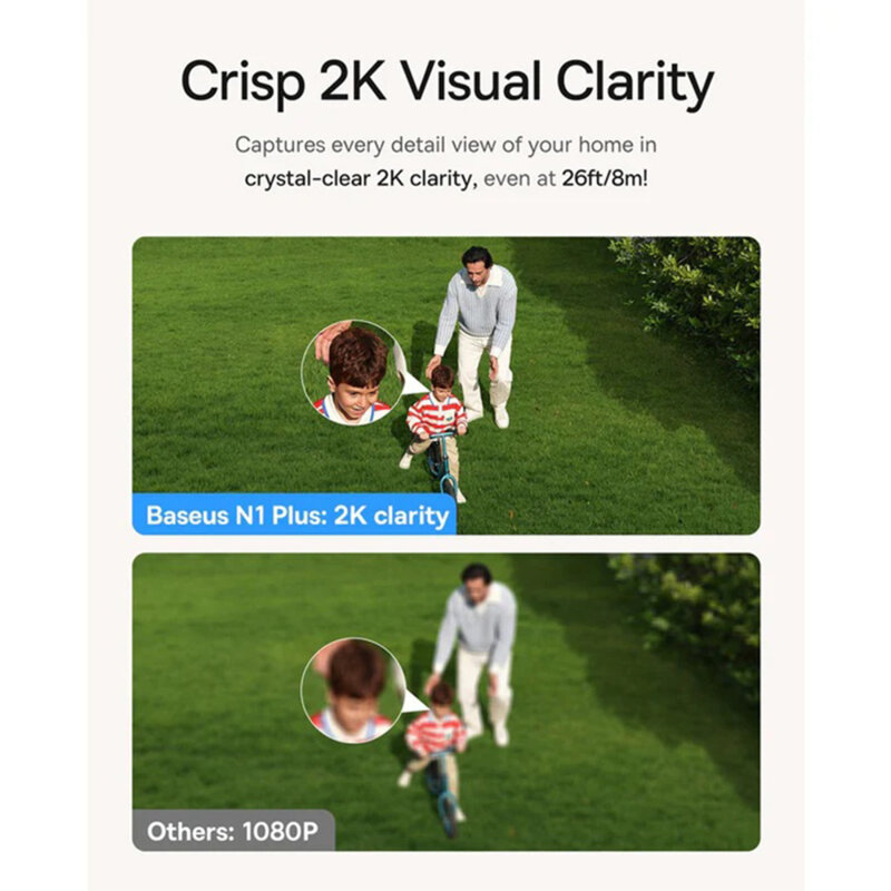 Camera securitate 2K exterior Baseus, 10.500mAh, S0TZ002130