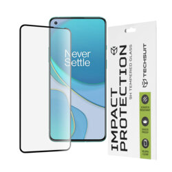 Folie sticla OnePlus 8T Techsuit 111D Full Glue Full Cover, negru