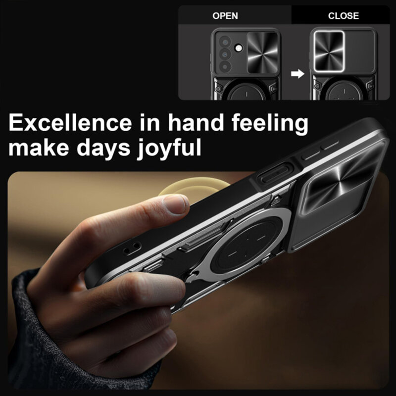 Husa Samsung Galaxy A26 5G Techsuit CamGuard Pro, albastru