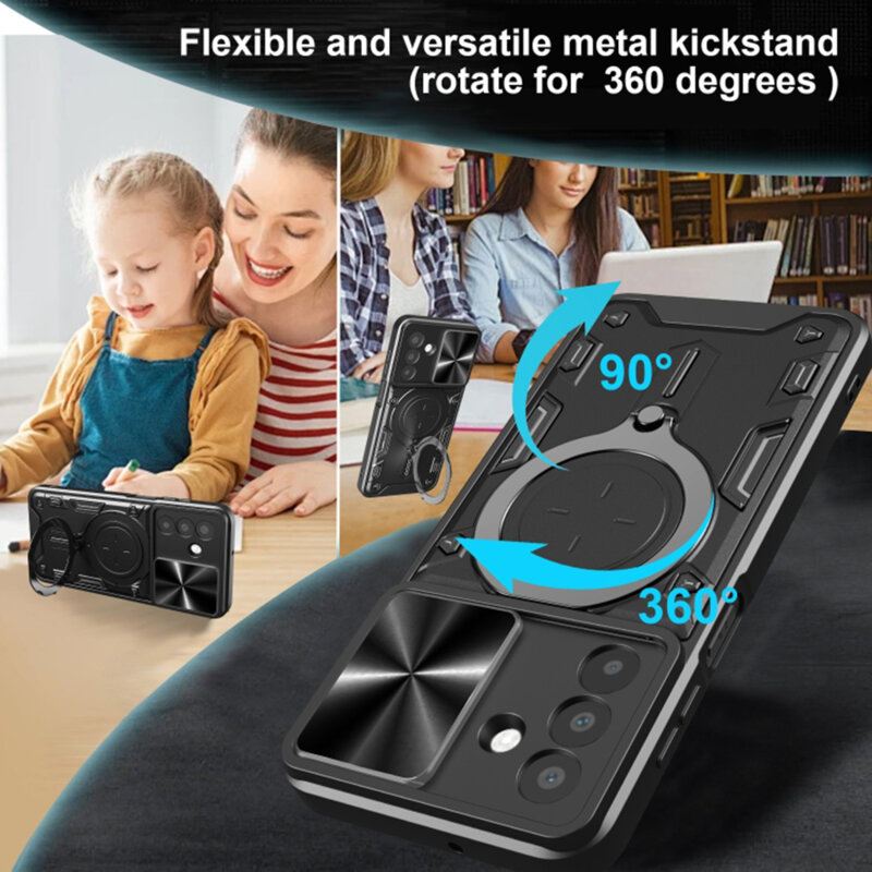 Husa Samsung Galaxy A26 5G Techsuit CamGuard Pro, rosu