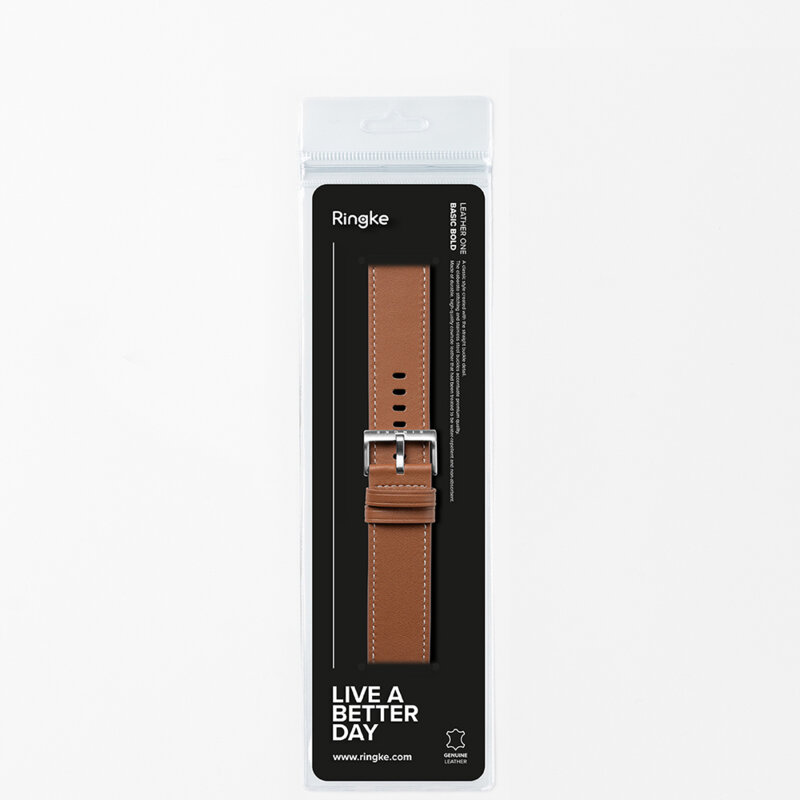 Curea Suunto 9 Ringke Leather One Basic Bold, Brown