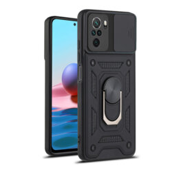 Husa Xiaomi Redmi Note 10 4G protectie camera Techsuit CamShield Series, negru
