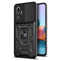 Husa Xiaomi Redmi Note 10 Pro Max protectie camera Techsuit CamShield Series, negru