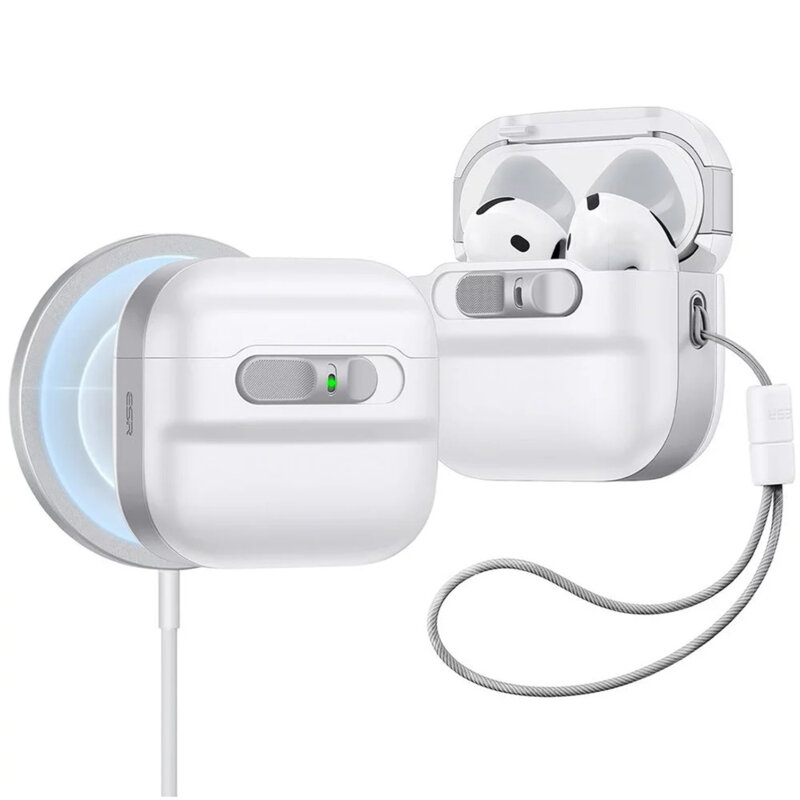 Husa Apple AirPods 4 ESR Pulse Magnetic HaloLock, alb