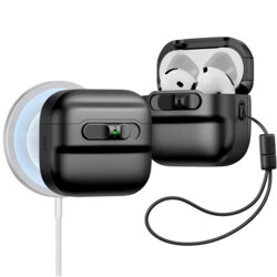 Husa Apple AirPods 4 ESR Pulse Magnetic HaloLock, negru