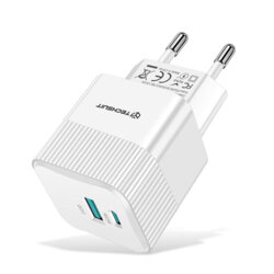 Incarcator priza GaN premium USB, Type-C, 25W Techsuit, CHPD216