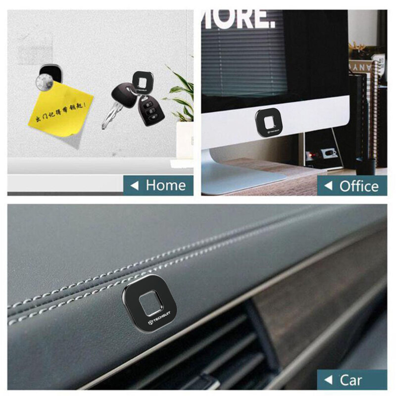Suport magnetic telefon cu adeziv pentru bord masina Techsuit, HOLD210