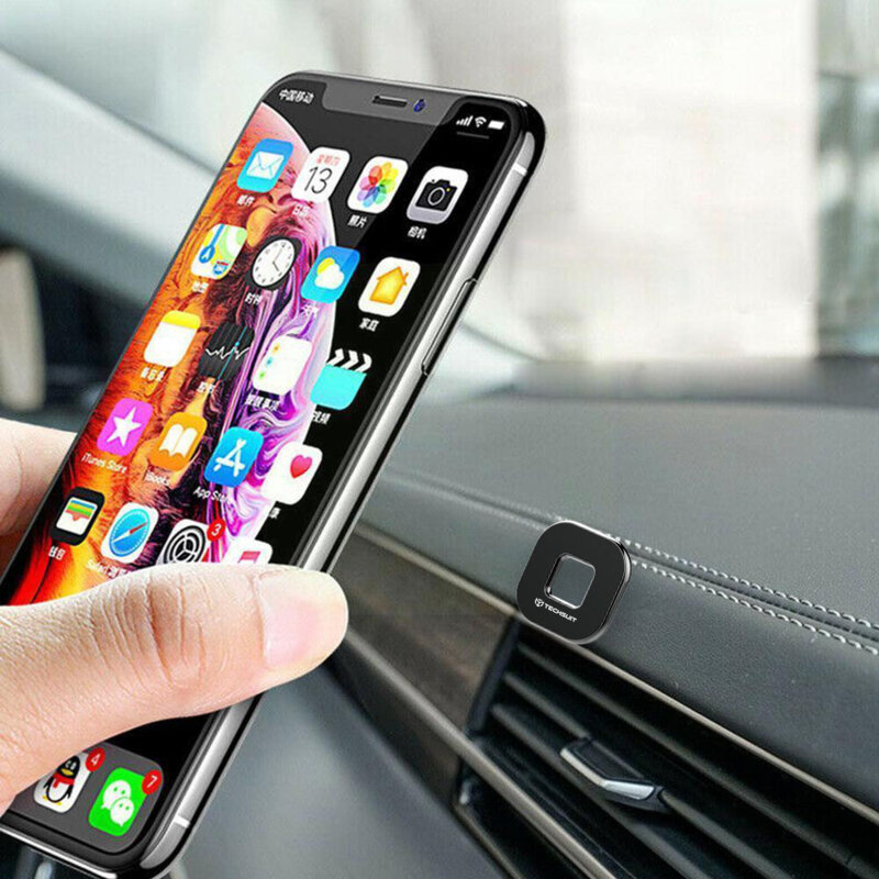 Suport magnetic telefon cu adeziv pentru bord masina Techsuit, HOLD210
