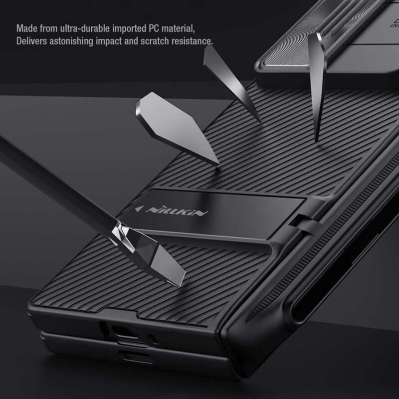 Husa Samsung Galaxy Z Fold6 Nillkin CamShield Pro Pen, negru