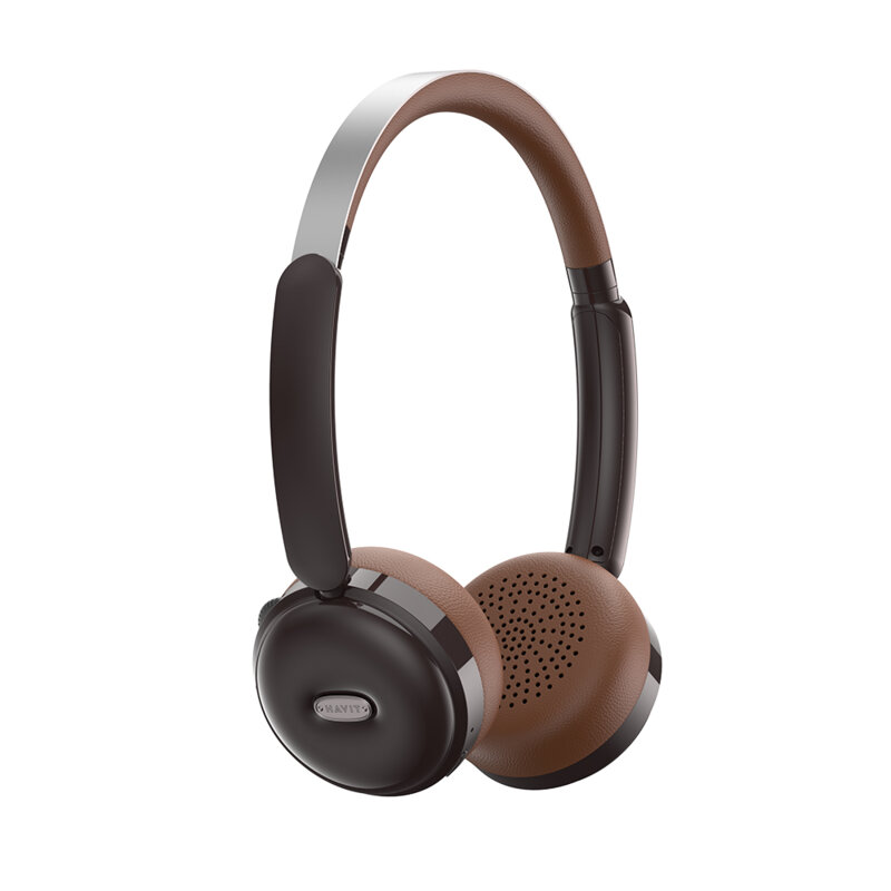 Casti Bluetooth V5.4 On-ear, 400mAh Havit H616BT, maro