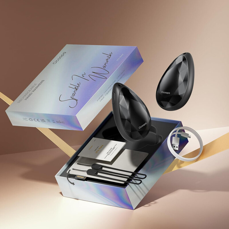 Incalzitoare maini Type-C, IP34, Ocoopa, 2000mAh, UT3041-PINK