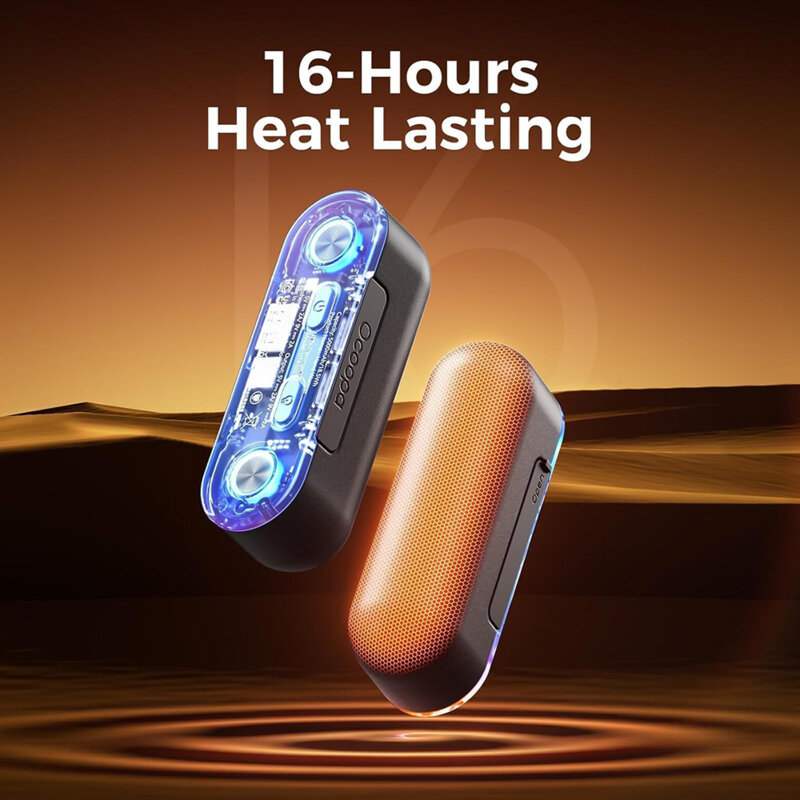 Incalzitoare maini power bank RGB Ocoopa, 2x 5000mAh, UT4103-BK