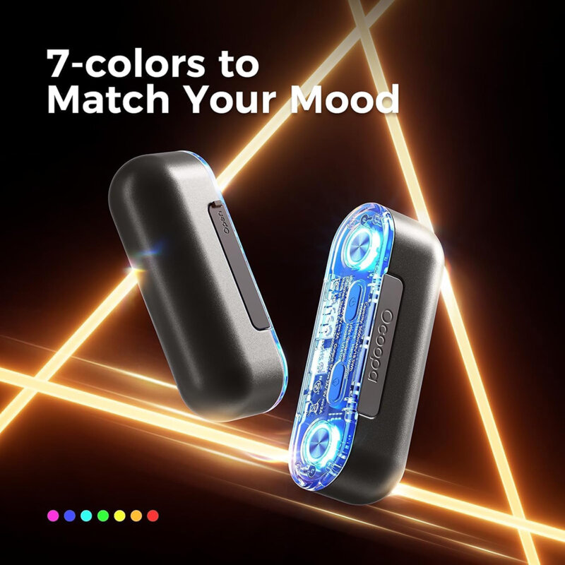 Incalzitoare maini power bank RGB Ocoopa, 2x 5000mAh, UT4103-BK