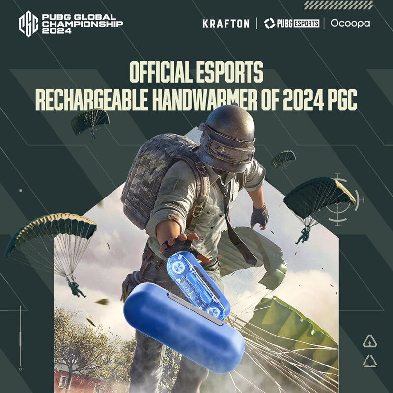 Incalzitoare maini power bank RGB Ocoopa, 2x 5000mAh, UT4103-BK