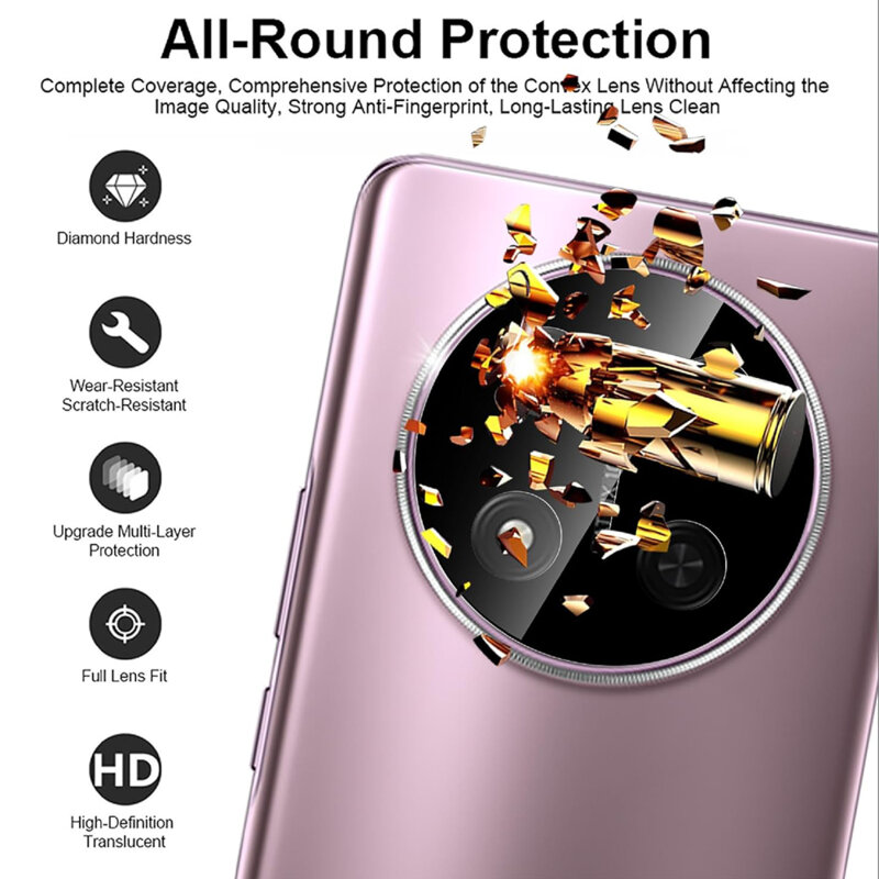 Folie camera Honor Magic7 Lite Techsuit Full Glass, negru