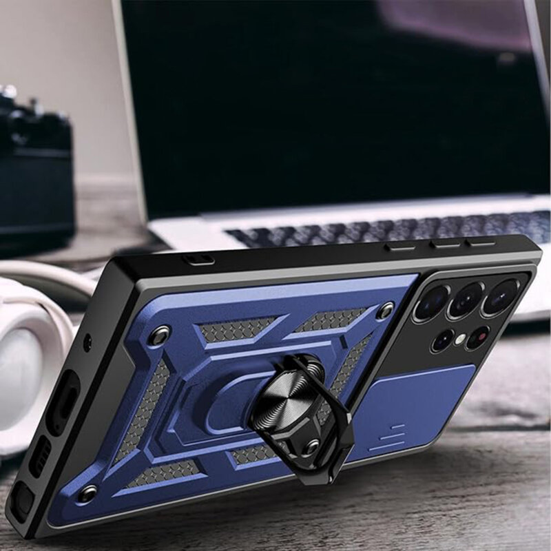 Husa Samsung Galaxy Note 20 5G protectie camera Techsuit CamShield Series, negru