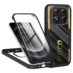 Husa 360° Xiaomi Poco X7 Techsuit ColorVerse, negru